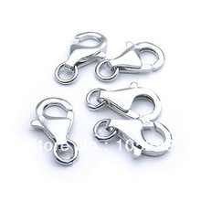 Wholesale 10PCS 925 Sterling Silver Lobster Clasp For Women Girls Necklace Bracelet Jewelry Findings Accessories 2024 - buy cheap