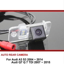 Cámara de visión nocturna para coche, cámara de visión trasera de marcha atrás, HD, CCD, SONY, para Audi A3 S3 2004-2014 Q7 Q 7 TDI 2007-2015 2024 - compra barato