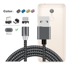 Магнитное зарядное устройство Micro USB кабель для Samsung A10 A6 J4 S7 edge зарядный шнур для Xiaomi 7a Redmi 5 5a 6a 4a Plus Redmi 6 Note 5 4 2024 - купить недорого