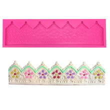 DIY lace silicone cake mold chocolate fudge cake decoration tools baking utensils F0332 2024 - buy cheap