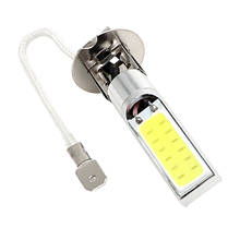 LEEPEE  Universal 2pcs H3 Headlamp LED Car Headlight Auto Fog Lamp Driving Bulb Running Light COB Car-styling 2024 - buy cheap