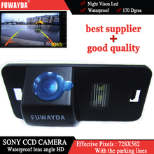 Автомобильная парковочная камера FUWAYDA, камера заднего вида с ночным видением, водонепроницаемая цветная SONY CCD HD для BMW E46 E53 E88 E90N E60N E61N,X3 X5 X6 M3 2024 - купить недорого