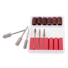 12 pçs/set Manicure Ferramenta Prego Brocas Elétrica Lixa de Unhas Cuticle remover Cortador Dicas Rebarba Limpo Lixadeira Manicure de Unhas Lixar Bandas 2024 - compre barato