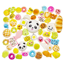 30pcs Mini Mixed Squishy Slow Rising Simulation PU Bread Soft Squeeze Toys Phone Straps Stress Relief Joke for Kid Xmas Gift Toy 2024 - buy cheap