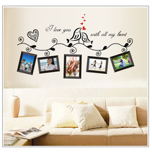 Photo Frame Wall Stickers Home Decor DIY Family Tree Wall Mural Living Room Bedroom Wall Decals Poster Home Decoration Wallpaper 2024 - buy cheap