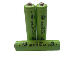 10pcs AAA 1800mAh 1.2 V Rechargeable Battery NI-MH 1.2V batteries Rechargeable 3A Battery 2024 - buy cheap