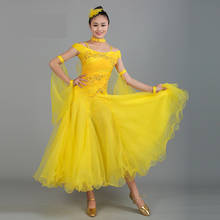 2017 Women Ballroom Dance Competition Dresses Ladys Modern Tango Waltz Costumes New Style Standard Ballroom Dress 2024 - buy cheap