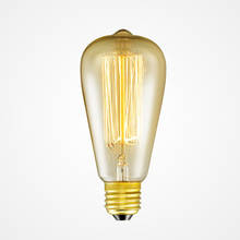 ST64 bulb Vintage Edison Lights Bulbs E26/27 Base 220V Incandescent Bulbs 40W Antique Warm Light Bulb For Home Pendant Light Dec 2024 - buy cheap
