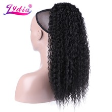 Lydia Synthetic Drawstring Ponytail Afro Kinky Curly Hairpiece With Two Plastic Combs  All Colors Available Natural Black Middle 2024 - buy cheap