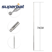 Superbat универсальная DAB + AM FM Внутренняя ТВ антенна 6 Секций Телескопическая антенна для дома аудио Радио стерео приемник радио ТВ 2024 - купить недорого