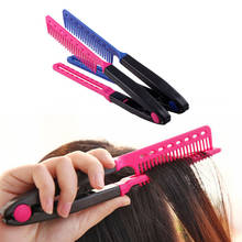 1pc Women Girls Hairdress DIY Straightener Comb Irons Flat Straightening Styling Beauty Comb 2024 - buy cheap