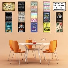 Placa para decoração de casa, decoração para casa, estilo vintage, chique, para cafeteria, bar, 30x20cm 2024 - compre barato