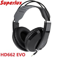 Superlux-fone de ouvido hd662evo com proteção removível, para jogos, monitoramento das costas, faixa autoajustável, branco/preto 2024 - compre barato