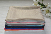 Bufandas musulmanas de viscosa para mujer, pañuelo de color sólido con purpurina, Hijab musulmán, lurex 2024 - compra barato