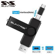 Suntrsi pen drive 128GB OTG usb flash drive TYPE C High Speed External Storage 64GB usb flash stick for Smart Phone big capacity 2024 - buy cheap