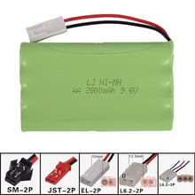 Batería AA NI-MH H de 9,6 v, 2800mah, juguetes eléctricos, coche remoto, robot, recargable, envío gratis 2024 - compra barato