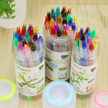 12/18/24/36 Colors Rotary Painting Stick Water Soluble Colored Pencil Pen Students Drawing Graffiti Crayon Art Supplies 2024 - buy cheap