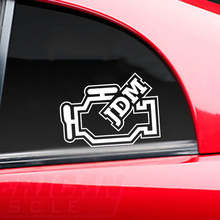 JDM проверки двигателя светильник веселый автомобиль окно наклейка на бампер Стикеры диагностический задняя наклейка на окно автомобиля Стикеры 2024 - купить недорого