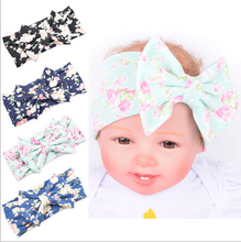 2016 New Arrival Bohemia Elastic Floral Bows Hairband Print Flower Bowknot Headband Turban Headdress Hair Accessories 2024 - buy cheap