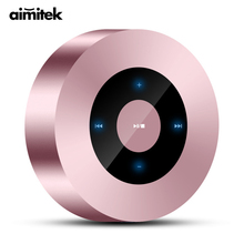 Aimitek-altavoz portátil A8 con Bluetooth, reproductor de MP3 con Subwoofer, manos libres, estéreo, con pantalla táctil, ranura para tarjeta TF, entrada auxiliar 2024 - compra barato