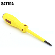 free shipping mini Test Pen Portable Flat Screwdriver Electric Tool Utility Light Device Screw Driver Hand Tools LED  Voltage 2024 - buy cheap