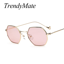 Small Frame Polygon Sunglasses Women 2017 Brand Design Vintage Retro Sun Glasses for Men Square Oculos De Sol Feminino Mecol371 2024 - buy cheap