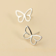 Женские серьги-бабочки из стерлингового серебра 925 пробы, модные ювелирные изделия 2024 - купить недорого