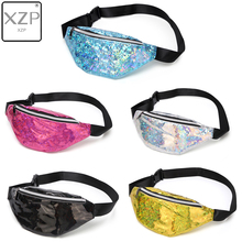 XZP 2019 New Fanny Pack Multi-function Steam Punk Leg Fashion Bag Reflective Laser Shoulder Bag Women's Belt Waist Bag Pochete 2024 - buy cheap