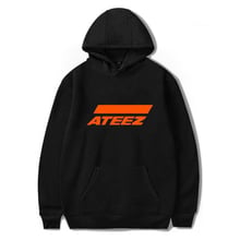 KPOP ATEEZ Oversized Hoodies Women Men Harajuku Sweatshirt K-POP Hongjoong Seonghwa Wooyoung Long Sleeve Fleece Hooded Tracksuit 2024 - buy cheap