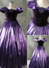 Оптовая продажа; фиолетовое готическое платье в викторианском стиле 2024 - купить недорого