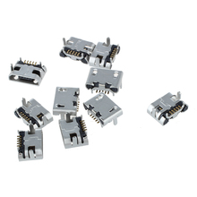 10 Pcs Type B Micro USB Female 5 Pin Jack Port Socket Connector Repair Parts Drop shipping 2024 - buy cheap