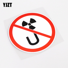 Yjzt 12.5cm * 12.5cm marca de advertência proibição de envio de mercadorias adesivo de carro decalque pvc 13-0693 2024 - compre barato