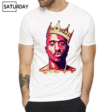 Men's Hip Hop Raper Tupac 2pac Print T-shirt Women Summer Swag T-shirt Boy Print Tshirt ip Hop Swag harajuku Streetwear T shirt 2024 - buy cheap