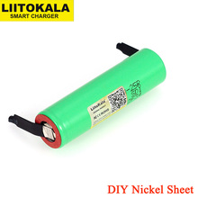 LiitoKala новый оригинальный аккумулятор 18650 2500 мАч INR1865025R 3,6 В разрядка 20A Выделенные батареи + никелевый лист DIY 2024 - купить недорого