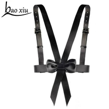 Women Sexy Belt Punk Nightclub Leather Harness Body Bondage Cage Corset Sculpting Chest Waist Adjsutable Belt Lady Suspender 2024 - buy cheap