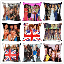 Hot Custom Spice Girls Square Pillowcase Custom Zippered Bedroom Home Pillow Cover Case More size 40x40cm best gift 2024 - buy cheap