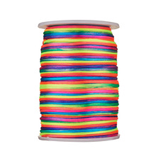 Шнур плетеный из полиэстера, около 80 ярдов/рулон, 2 мм 2024 - купить недорого