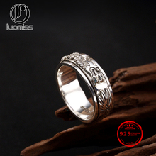 Anillo de Plata de Ley 925 con diseño de dragón para hombre, joyería Original 2024 - compra barato