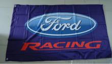 Для ford автомобильные гонки флаг, размер 90 х150 см, 100% полиэстер, флаг Кинг, цифровая печать 2024 - купить недорого