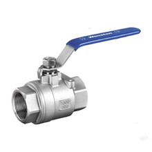 Stainless Steel SS 304 Pipe Two-piece Ball Valve Female Threaded 1/4" 3/8" 3/4" 1" 1-1/4" Sanitary ON-OFF Ball Valve Straight 2024 - buy cheap