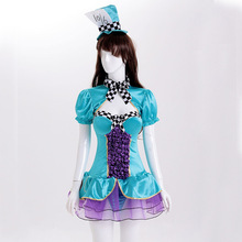 FREE PP 2017 Discount Halloween/Christmas Alice in Wonderland Costumes Child Ssissy Maid Lolita Dress Love Live Cosplay Clothes 2024 - buy cheap