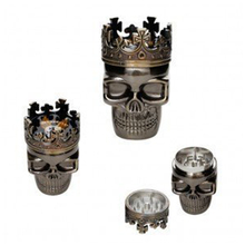 Skull Shape Tobacco Grasses Mill Grinder Tobacco Herb Weed Grinder Manual Metal Herb And Spice Mills Colorful 2024 - buy cheap