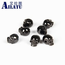 Ailatu Copper Skull Accessories Fashion Jewelry DIY Beads for Person Design Bracelet Gift 2024 - buy cheap