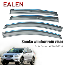 EALEN For Subaru XV 2012 2013 2014 2015 2016 2017 2018 ABS Vent Deflectors Guard Accessories 4Pcs/1Set Smoke Window Rain Visor 2024 - buy cheap