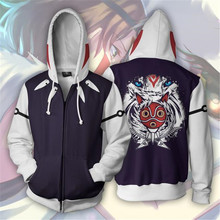 Anime Princess Mononoke Hoodie Sweatshirts Long Sleeve Zipper Men  Hoodie Cosplay Sweatshirt Jacket 2024 - buy cheap