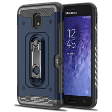 2in1 Hybrid Armor Case Metal Kickstand Card Holder Cover For Samsung Galaxy J3 2018/Orbit/Aura/Amp Prime 3/Express Prime 3/Sol 3 2024 - buy cheap