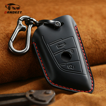 Dandkey Genuine Leather Car Key Case Cover For BMW E53 F48 E83 G30 F10 F31 F30 E30 E38 E39 E46 F07 Key Shell Auto Accessories 2024 - buy cheap