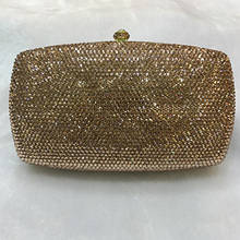 new bag European crystal diamond luxury dinner bag full diamonds ladies evening bags handbags women dress party bag handbag 2024 - buy cheap