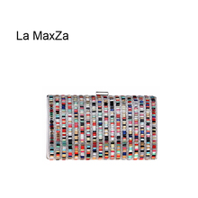 La MaxZa Designers de Luxo Alça de Embreagem Banquete Saco Do Partido Garras Mais Novo da Noite Saco Saco Banquete de Casamento Das Mulheres Do Partido 2024 - compre barato