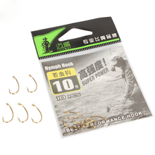 Goture Imported Fly Fishing Hooks High Elastic Nymph Hook Super Sharp Dry Flies 6# 10# 14# 10pcs/Pack 50pcs/Lot 2024 - buy cheap